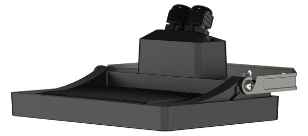 Theben LED прожектор за външни стени theLeda B30 dual, черен, IP65, Черен, Метал, Стенни прожектори