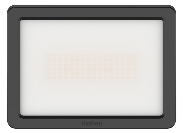 Theben LED прожектор за външни стени theLeda B20 dual, черен, IP65, Черен, Метал, Стенни прожектори