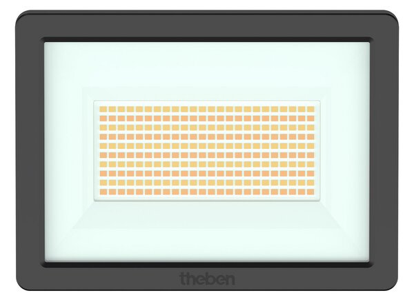 Theben LED прожектор за външни стени B50 dual, черен, IP65, Черен, Метал, Стенни прожектори
