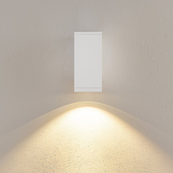 Deko-Light LED лампа за външна стена ShoreLine Pro Square, бяла, 830/840, Затъмняване, Бял, Алуминий, Модерен