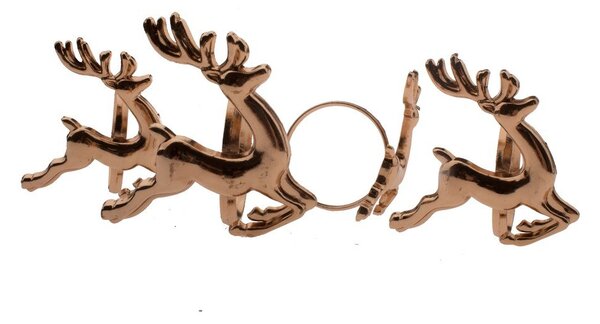 Метални пръстени за салфетки в комплект 4 бр. Deer – Dakls