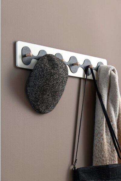 Бяла стенна закачалка 60 cm Rizar – PT LIVING