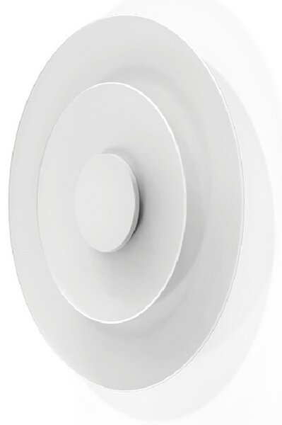 Linea Light LED стенна лампа Joint_W, кръгла, Ø 55 cm, бяла, метал, Затъмняване, Бял, Дневна/трапезария, Метал, Модерен