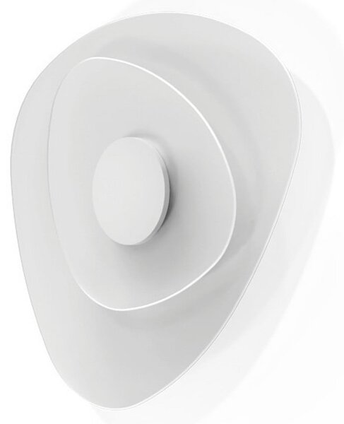 Linea Light LED стенна лампа Joint_W, овална, 58 см, бяла, метал, Затъмняване, Бял, Дневна/трапезария, Метал, Модерен