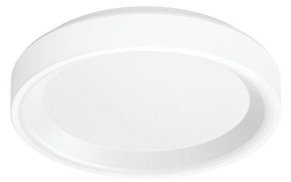 Linea Light LED стенна лампа Iside, бяла, метал, Ø 35 cm, IP40, Затъмняване, Бял, Дневна/трапезария, Метал, Модерен