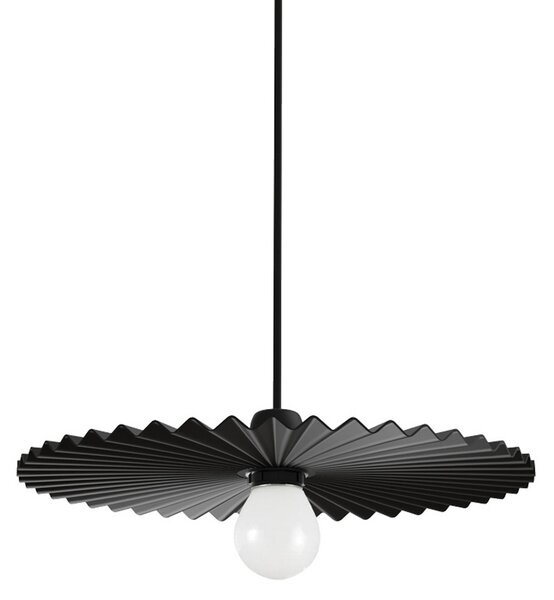 Linea Light Висяща лампа Doge_P, черна, метал, Ø 39 cm, E27, Затъмняване, Черен, Дневна/трапезария, Алуминий, Модерен