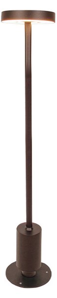 Viokef LED лампа с цокъл Tango, ръждивокафява, височина 50 cm, метал, колче за, Кафяв / ръждив, Алуминий, Модерен, Прожектор на открито / забиване в земята