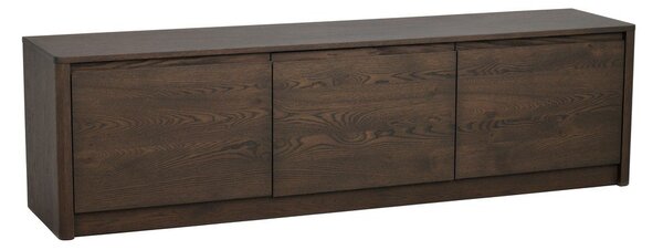 Скрин от декор от дъб в тъмно естествен цвят 180x50x40 cm Melstone – Rowico