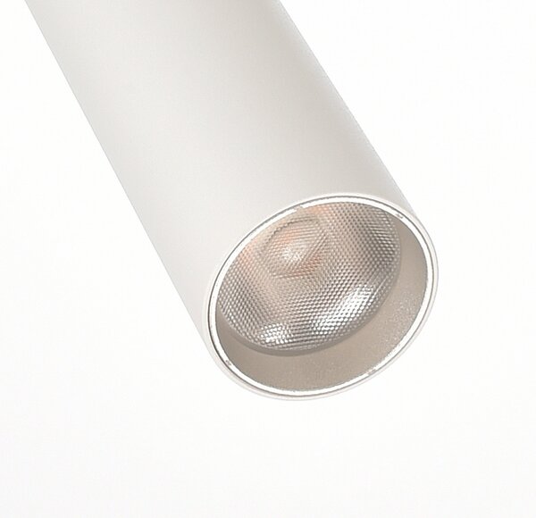 Deko-Light LED релсов спот Slim 1-фазен, бял, алуминий, 5W, 2700 K, Затъмняване, Бял, Дневна/трапезария, Алуминий, Модерен