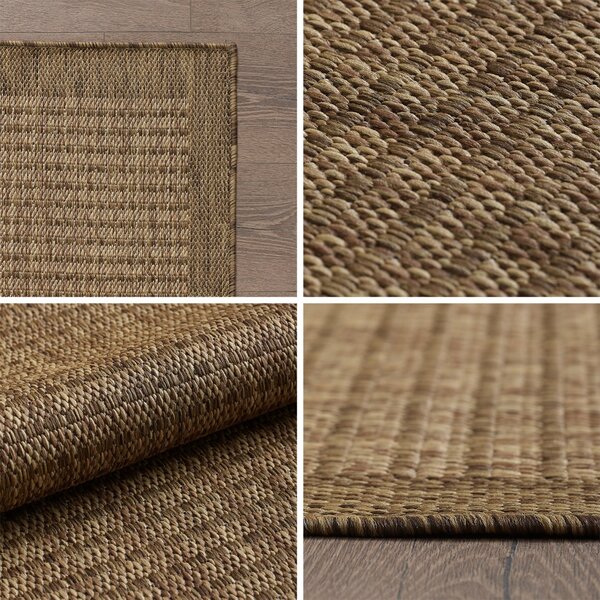 Кръгъл килим Giza Brown 120x120 cm