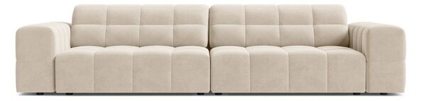 Кремав кадифен диван 252 cm Chicago – Cosmopolitan Design