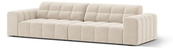 Кремав кадифен диван 252 cm Chicago – Cosmopolitan Design