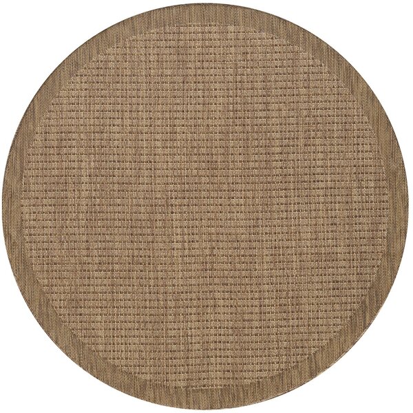 Кръгъл килим Giza Brown 120x120 cm