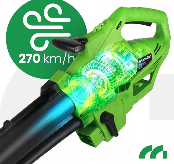 MALTEC MASTERBLOW3500W Електрически градински прахосмукач и вентилатор за листа „3 в 1“ с шредер