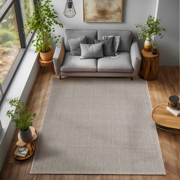 Кръгъл килим Loom Brown 120x120 cm