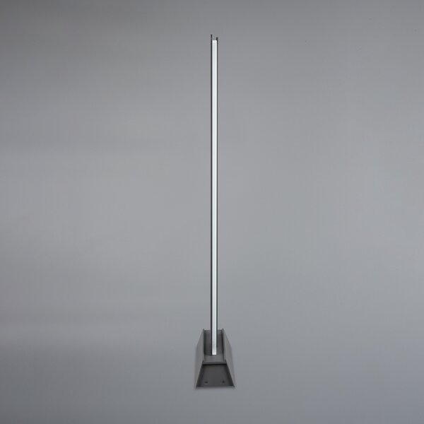 Trio Lighting LED осветление за пътеки MARIZA, височина 100 cm, антрацит, метал, IP65, Черен, Алуминий, Модерен