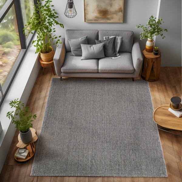 Кръгъл килим Loom Grey 120x120 cm