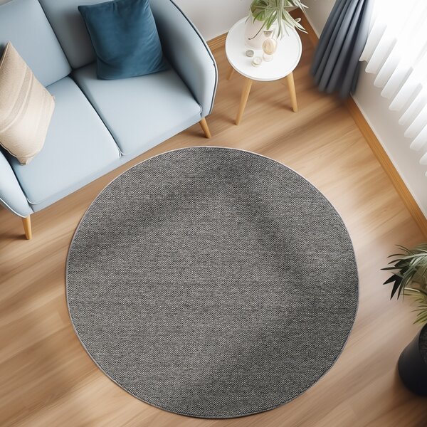 Кръгъл килим Loom Grey 120x120 cm