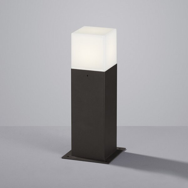 Trio Lighting LED лампа за основа HUDSON, антрацит, височина 30 cm, метал IP44, Черен, Алуминий, Модерен