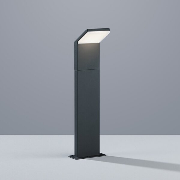 Trio Lighting LED осветление за пътеки PEARL, височина 50 cm, антрацит, метал, IP54, Черен, Алуминий, Модерен