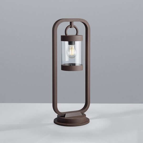 Trio Lighting Осветление за пътеки SAMBESI, ръждиво, височина 60 cm, метал, IP44, Затъмняване, Кафяв / ръждив, Алуминий, Модерен