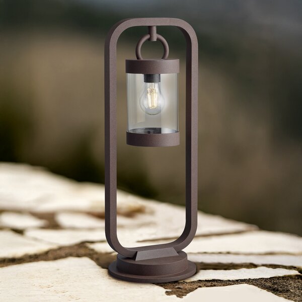Trio Lighting Осветление за пътеки SAMBESI, ръждиво, височина 60 cm, метал, IP44, Затъмняване, Кафяв / ръждив, Алуминий, Модерен