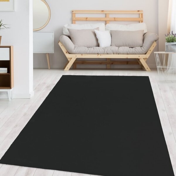 Килим за подиум Черен 80x150 cm