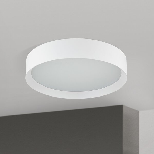 ORION LED плафон VARIO, Ø 40 cm, бял, метал, CCT, с регулируема яркост, Затъмняване, Бял, Дневна/трапезария, Метал, Модерен