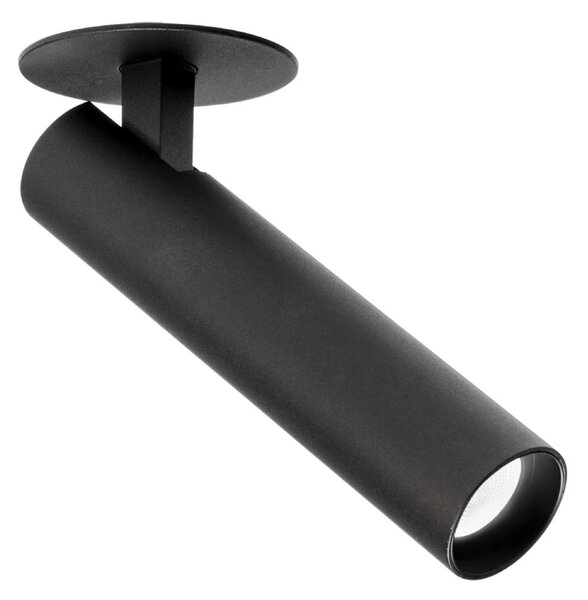 Wever & Ducré Lighting WEVER DUCRÉ LED-Spot Match 1.0 Полувграден черен 2700 K, Черен, Дневна/трапезария, Алуминий, Модерен