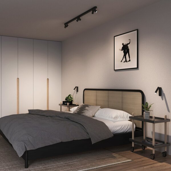 Wever & Ducré Lighting WEVER DUCRÉ LED тавански прожектор Ceno 6.0, черен, 2700 K, Затъмняване, Черен, Дневна/трапезария, Модерен