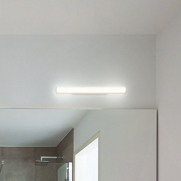 Wever & Ducré Lighting WEVER DUCRÉ LED стенна лампа Mirba 2.0 черно/бяло 61 cm IP44, Бял, Баня, Пластмаса