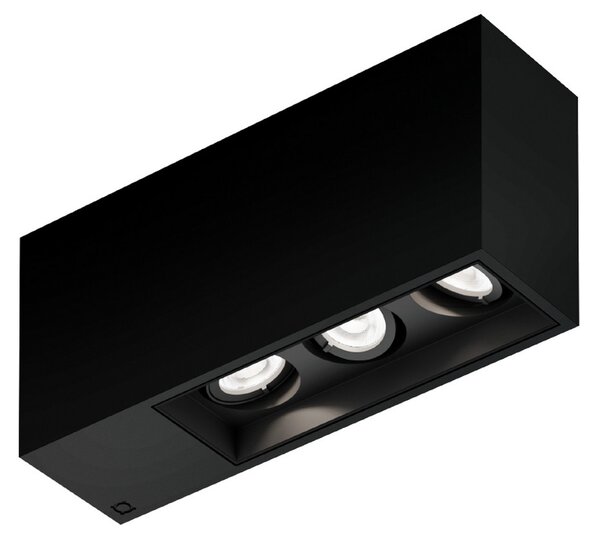 Wever & Ducré Lighting WEVER DUCRÉ LED-Downlight Plano petit 3.0 черен 927 dim, Затъмняване, Черен, Коридор, Алуминий, Модерен