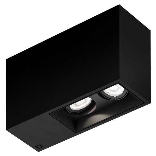 Wever & Ducré Lighting WEVER DUCRÉ LED-Downlight Plano petit 2.0 черен 927 dim, Затъмняване, Черен, Коридор, Алуминий, Модерен