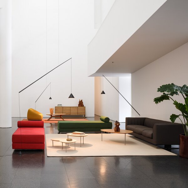 Vibia LED висяща лампа NORTH, черна, метал, 927, децентрализирана, Затъмняване, Черен, Дневна/трапезария, Пластмаса, Дизайн