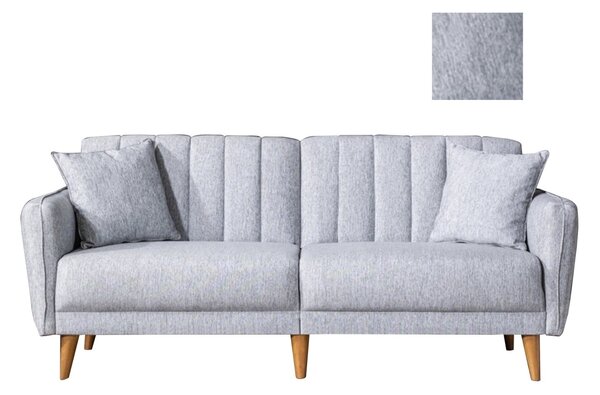 3-местен разтегателен диван Aqua Grey 210x85x82 cm