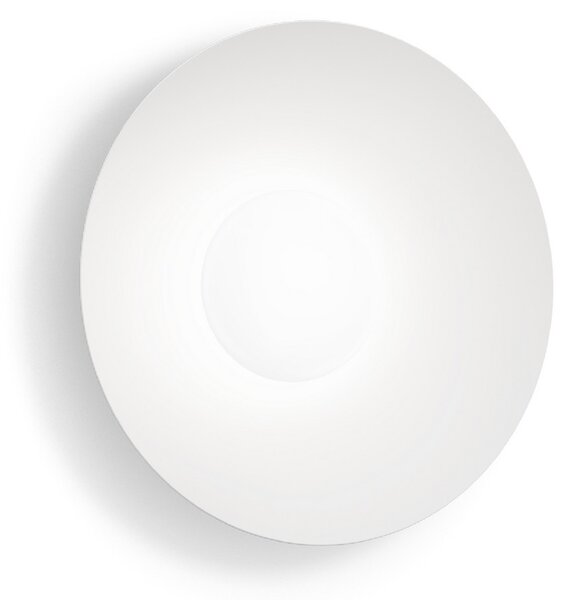 Wever & Ducré Lighting WEVER DUCRÉ LED стенна лампа Clea 1.0 бяла Ø 35 cm 2700 K, Затъмняване, Бял, Дневна/трапезария, Алуминий