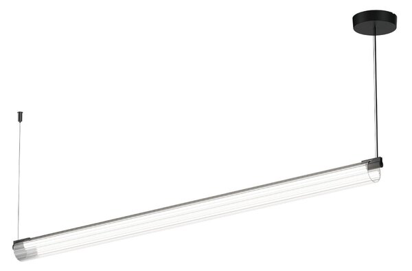 Wever & Ducré Lighting WEVER DUCRÉ LED висяща лампа Finelle 1.0 черна 2700K димируема, Затъмняване, Черен, Дневна/трапезария, Стъкло, Модерен