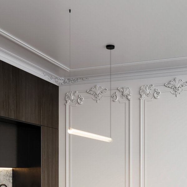 Wever & Ducré Lighting WEVER DUCRÉ LED висяща лампа Finelle 1.0 бежова 2700K димируема, Затъмняване, Бежов, Дневна/трапезария, Стъкло, Модерен
