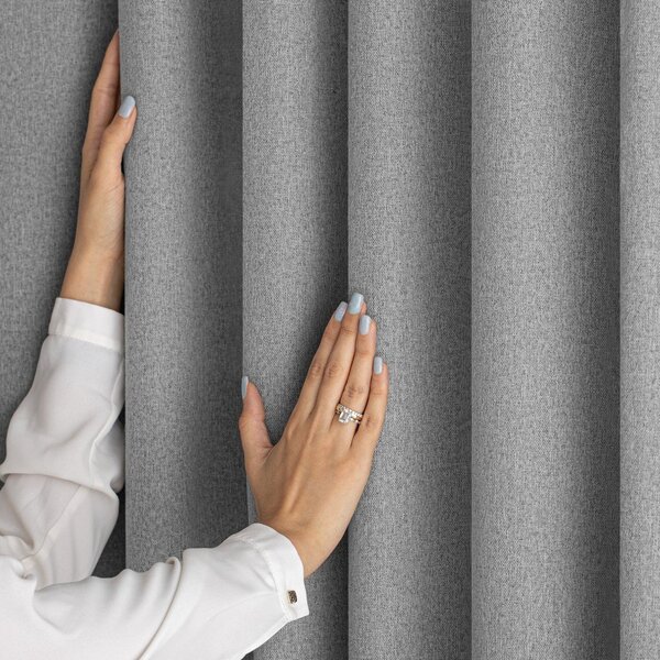 Сиво затъмняващо перде 140x250 cm Corita – Restilo