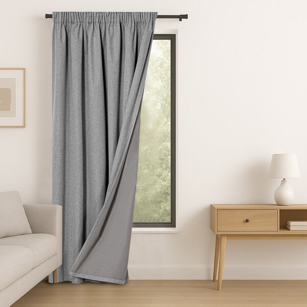 Сиво затъмняващо перде 140x250 cm Corita – Restilo