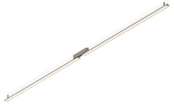 Vibia LED стенна лампа SPA, дължина 413 cm, бежова, IP44 2700 K, Затъмняване, Бежов, Баня, Алуминий, Модерен