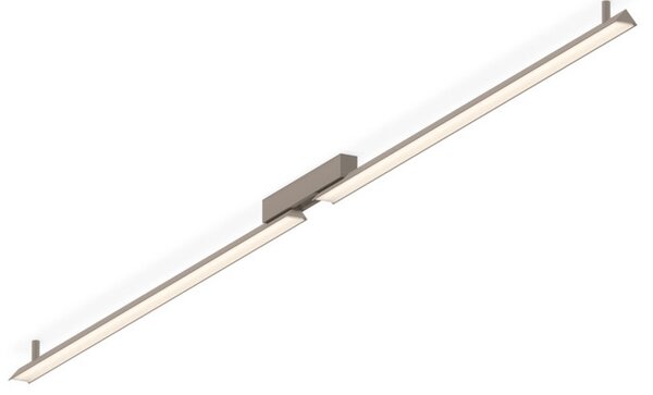 Vibia LED стенна лампа SPA, дължина 253 cm, бежова, IP44 2700 K, Затъмняване, Бежов, Баня, Алуминий, Модерен