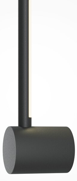 Maytoni LED стенна лампа Light stick, черна, височина 60 cm, Черен, Дневна/трапезария, Алуминий, Модерен