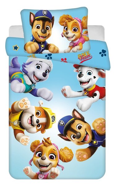 Памучно детско спално бельо за детско креватче 100x135 cm Paw Patrol – Jerry Fabrics