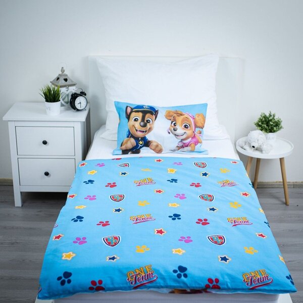 Памучно детско спално бельо за детско креватче 100x135 cm Paw Patrol – Jerry Fabrics