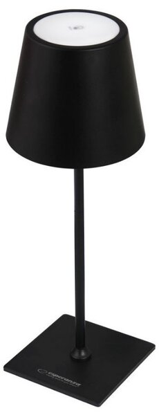 Лампа за бюро Esperanza Miram ELD119K, 3W, 300 lm, LED, 2400 mAh, USB, 3 режима, Черен