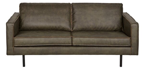 Тъмнозелен диван от изкуствена кожа 190 cm Rodeo – WOOOD