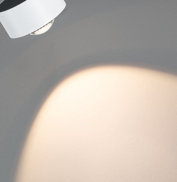 Paulmann URail LED-Spot Aldan, 3.000K, сигнално бял, Затъмняване, Бял, Дневна/трапезария, Метал, Модерен