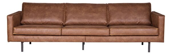 Кафяв диван от изкуствена кожа 277 cm Rodeo – WOOOD