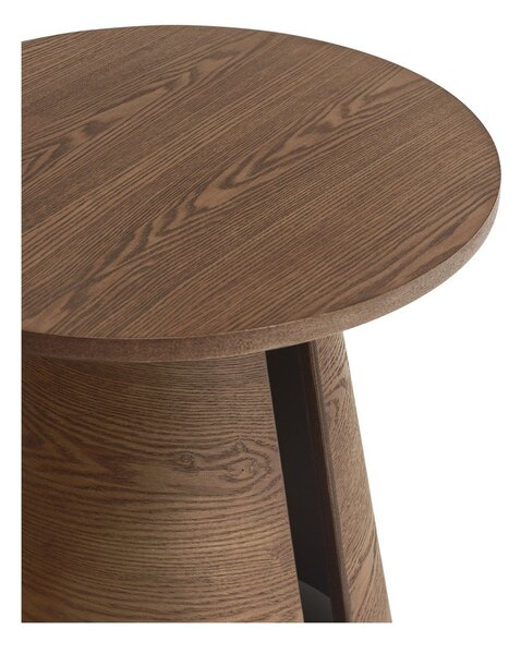 Кръгла странична масичка от декор от ясен ø 50 cm Cep – Teulat